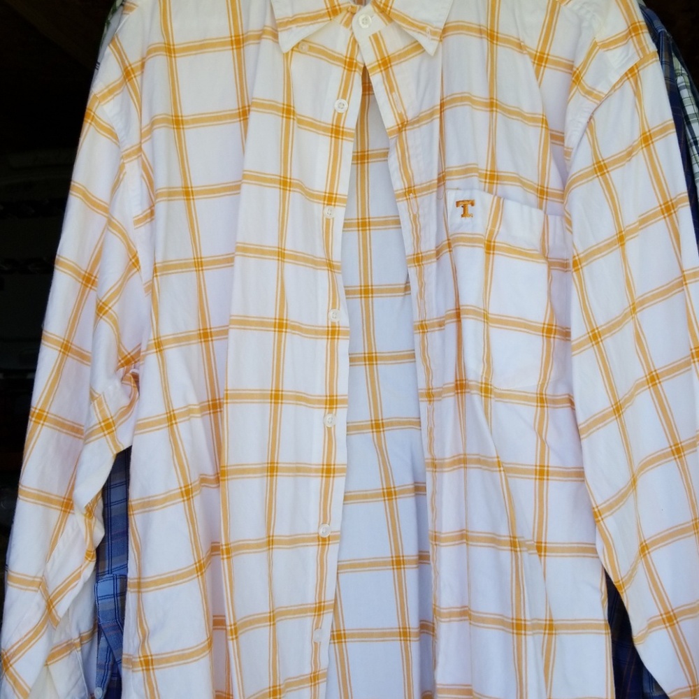 Tennessee orange and white dress shirt